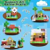 Magnetic Building Block Cubes – Pixel World Style, 100 Pieces