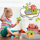 Magnetic Building Block Cubes – Pixel World Style, 100 Pieces