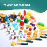 Kids refrigerator toy with ice dispenser - child playing
