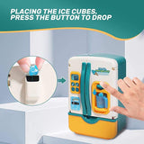 Kids Refrigerator Toy with Ice Dispenser – Lights & Sound