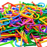 Sticks Block Set for Kids – 246 Pcs Flexible Building Toy