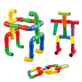 Pipe Blocks Building Set for Kids - Interlocking STEM Construction Toy