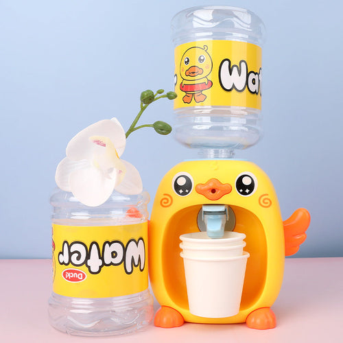 Duck Water Dispenser Toy for Kids – Push-Button Drinking Fountain