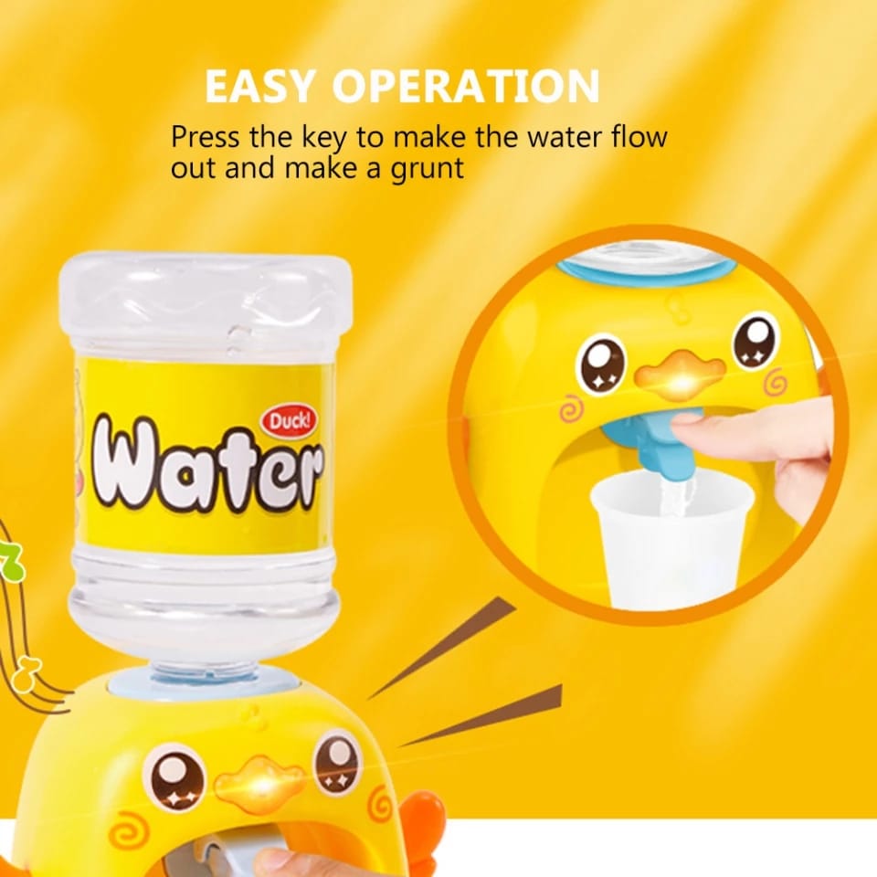 Duck Water Dispenser toy for kids - side angle view