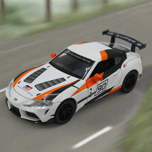 Diecast Toyota Supra GT4 Model Car with Light & Sound