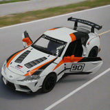 Diecast Toyota Supra GT4 Model Car with Light & Sound
