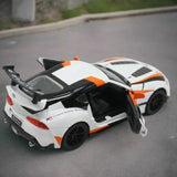 Diecast Toyota Supra GT4 Model Car with Light & Sound