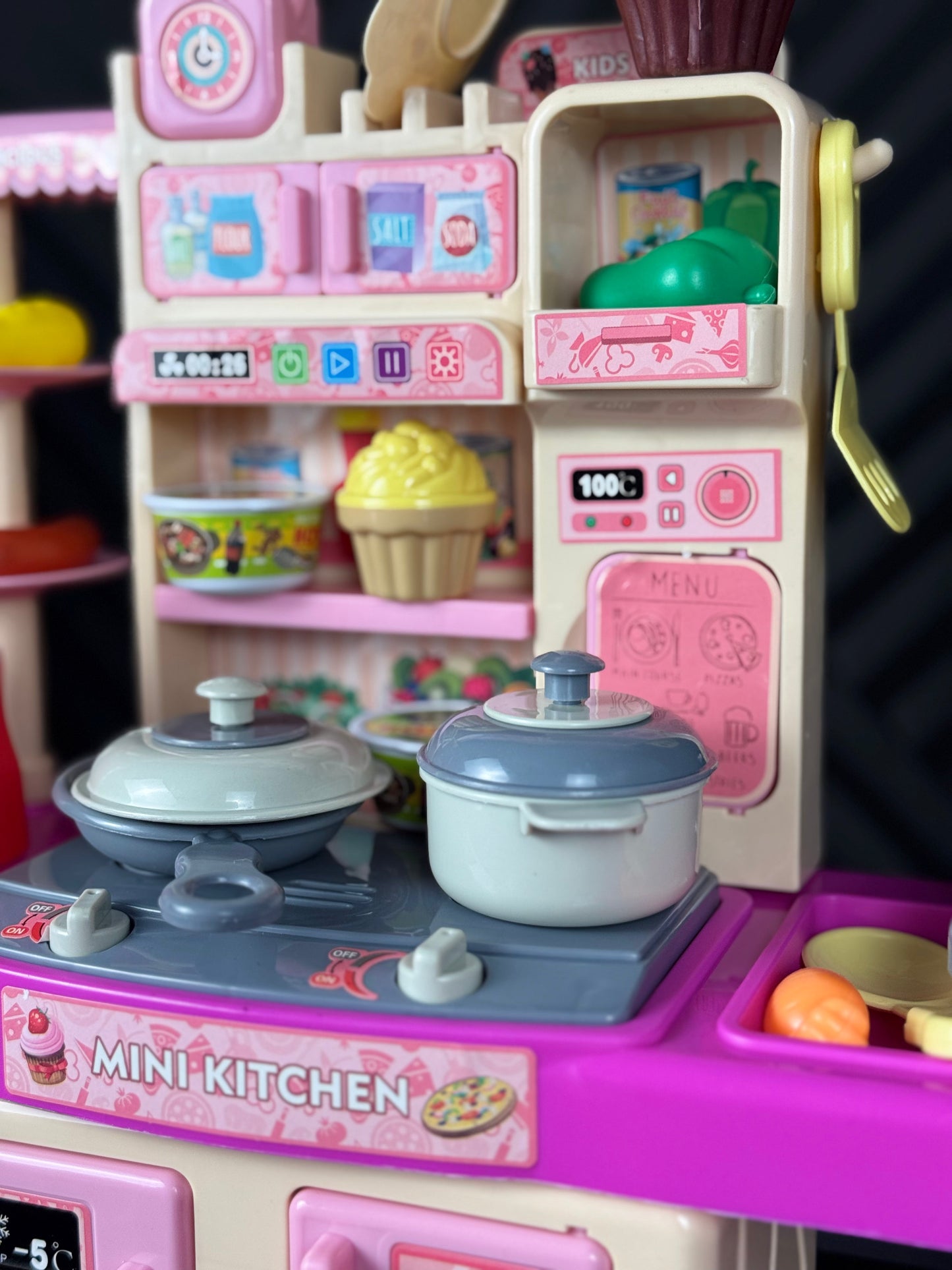 Mini kitchen playset packaging box 44 pieces
