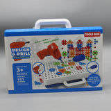 Design & Drill Tool Box Set – 151 Pieces, Battery Operated