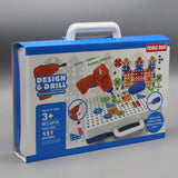 Design & Drill Tool Box Set – 151 Pieces, Battery Operated