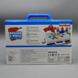Design & Drill Tool Box Set – 151 Pieces, Battery Operated