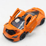 Diecast Model Car – 1:24 Scale with Light & Sound and Openable Doors