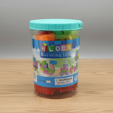 Colorful Building Blocks Bucket – 55 Pieces for Kids