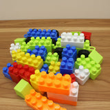 Colorful Building Blocks Bucket – 55 Pieces for Kids
