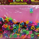 DIY Alphabet Building Blocks Set – 182 Pieces