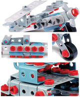 Junior Building Blocks Set with Simulation Drill – 286 Pcs