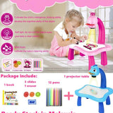 Drawing Projector Table for Kids with Light & Music