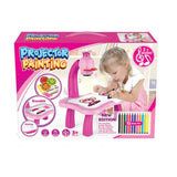 Drawing Projector Table for Kids with Light & Music