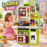 Kids Mini Kitchen Cooking Set – Pretend Play Kitchen Playset