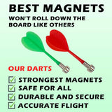 18-Inch Magnetic Dart Board Game for Kids