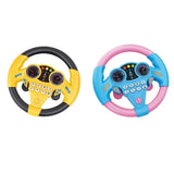 Multifunctional Steering Wheel Toy for Kids with Lights & Music