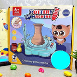Pottery Painting Machine – Spin & Paint Craft Toy for Kids