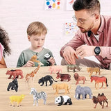 Realistic Animal Figures Set Toy for Kids – Wild Animals, 6 Pcs