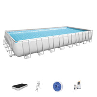 BESTWAY Steel Frame Pool 31ft | Extra Large Pool