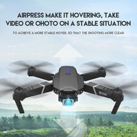 E88 Pro Drone Package Contents - Quadcopter Remote Battery Pakistan