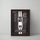 AE86 Trueno 1:32 Diecast Model 3D Photo Frame