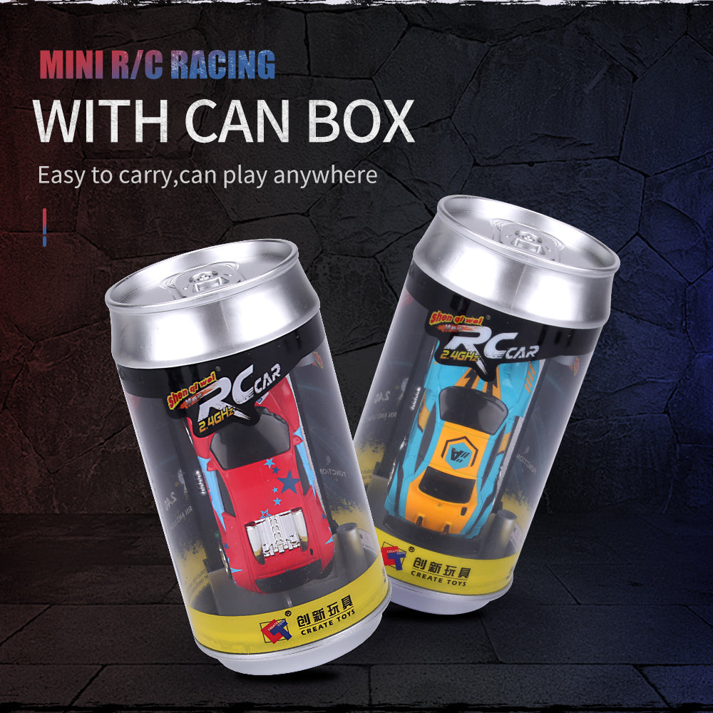 Mini Can RC Drift Car – Compact Rechargeable RC Toy