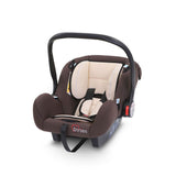 Baby Carry Cot 2-in-1 Car Seat & Infant Rocker with Canopy – Brown