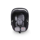 Baby Carry Cot & Car Seat – Black Check