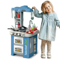 67-piece kitchen playset close-up with light and sound feature