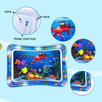 Inflatable Water Play Mat for Babies | Tummy Time Sensory Activity Mat 
