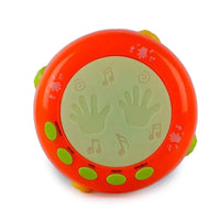 Touch drum fish toy with volume control for parents