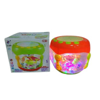 Musical fish drum toy for toddlers - 5 sound modes
