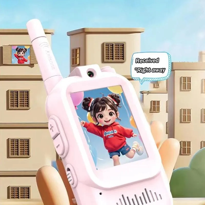 Kids video walkie talkie toy