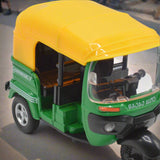 Diecast Mini Rickshaw Toy – Pull-Back with Music & Sleek Finish
