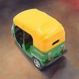 Diecast Mini Rickshaw Toy – Pull-Back with Music & Sleek Finish
