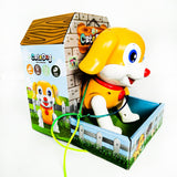 Crawling Musical Dancing Dog Toy with LED Lights for Kids