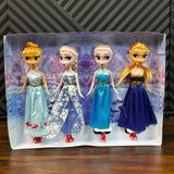 Frozen Dolls 4-in-1 Set – Elsa, Anna, Kristoff & Olaf