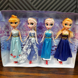 Frozen Dolls 4-in-1 Set – Elsa, Anna, Kristoff & Olaf