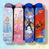 Cartoon Train Pencil Box with Built-In Sharpener for Kids