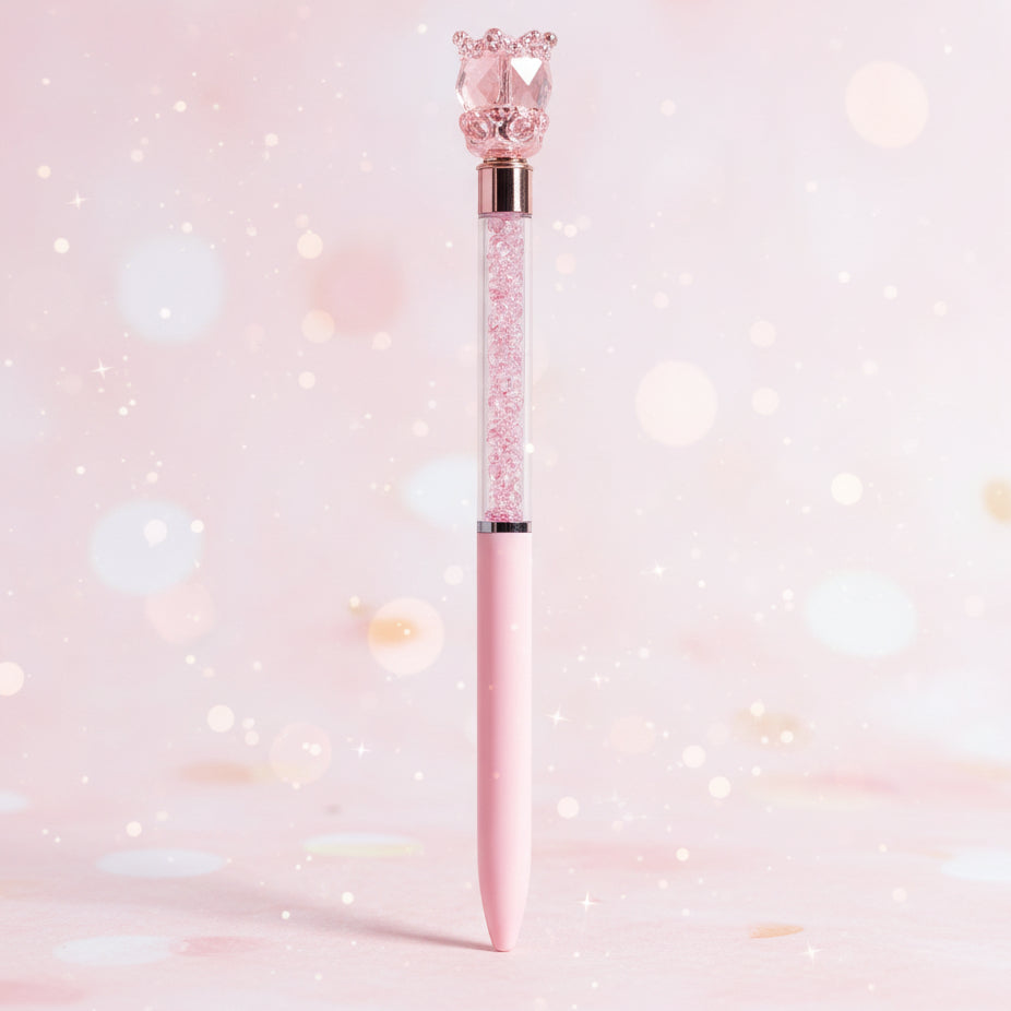 Bear Rhinestone Ballpoint Pen for Kids – Cute Sparkly Design