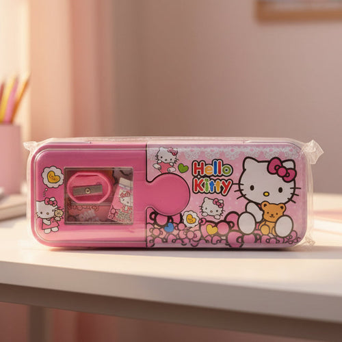 Steel Pencil Box for Girls – Durable Metal School Case