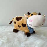 Soft Cow Plush Toy for Kids – 25cm Cute Stuffed Animal