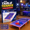 Compact Foldable Table Tennis Table – Wooden Ping Pong Set with Paddles &amp; Ball