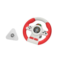Multifunctional steering wheel toy for kids 360 degree rotation pretend play