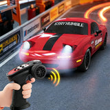 AE86 & MX5 RC Drift Car with Pop-Up Headlights & Spray Effect